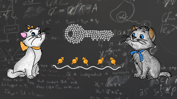 Symbolbild Quantenkryptographie