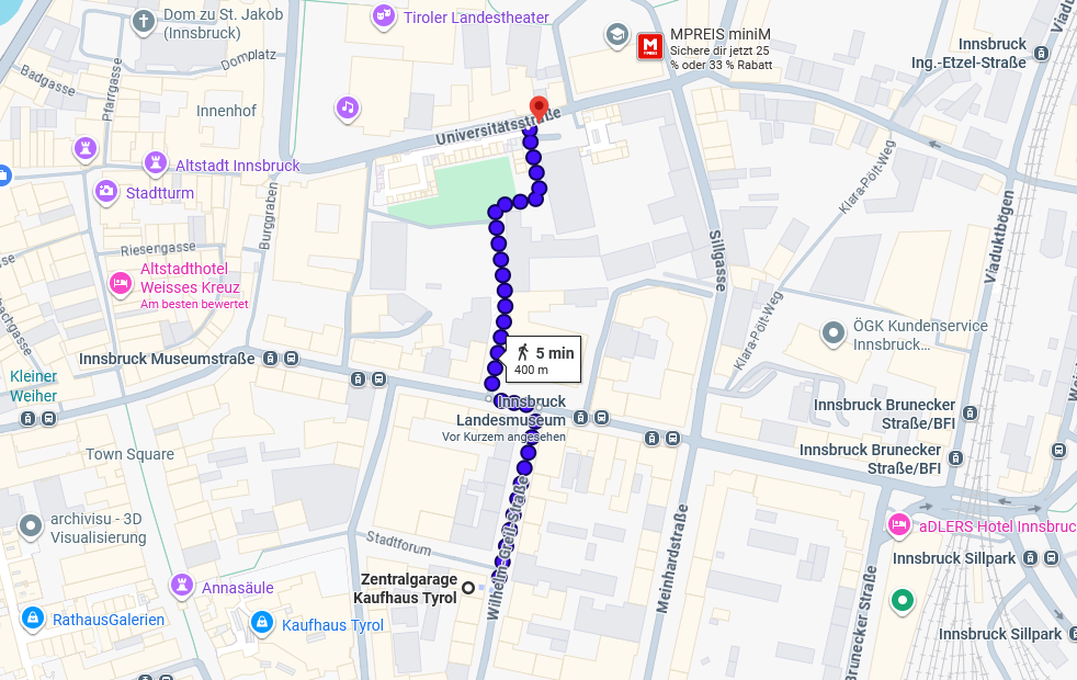 Map from Google Maps
