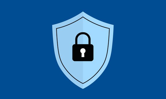 Illustration: Schreibtisch mit Laptop, Kaffee und Arbeitsmaterial von oben