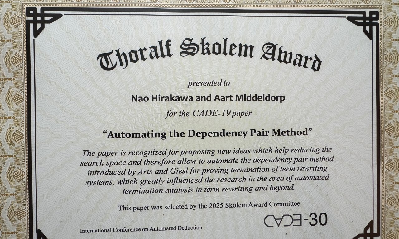 Thoralf-Skolem-Award