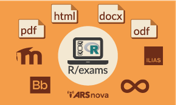 R/exams Logo