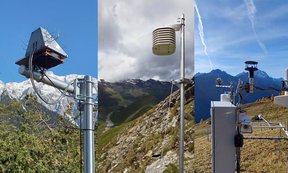 Drei Standorte der alpinen Forschungsstätten