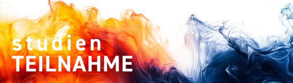 Symbolbild mit Schriftzug Studienteilnahme