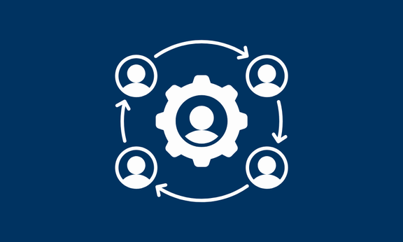 Zahnrad aus Personen