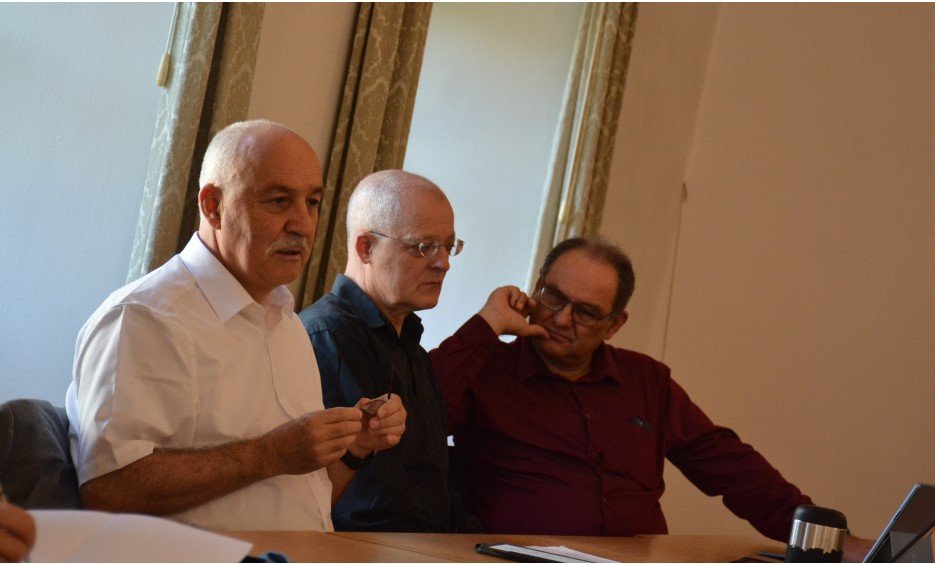 Wolfgang Palaver, Johannes Hoff, Niki Wandinger (v.l.n.r.)