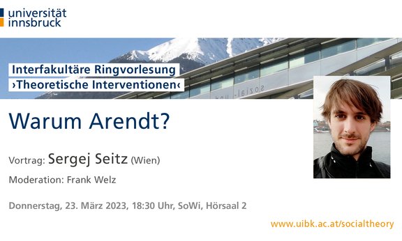 23.03.23   Warum Arendt? - Sergej Seitz (Wien)