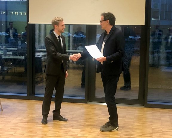 Verleihung des ÖWGP-Doktoratspreis 2022 an Herrn Niclas Hoffmann