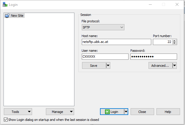 Homeverzeichnis Schritt 1