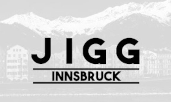 Schriftzug JIGG Innsbruck
