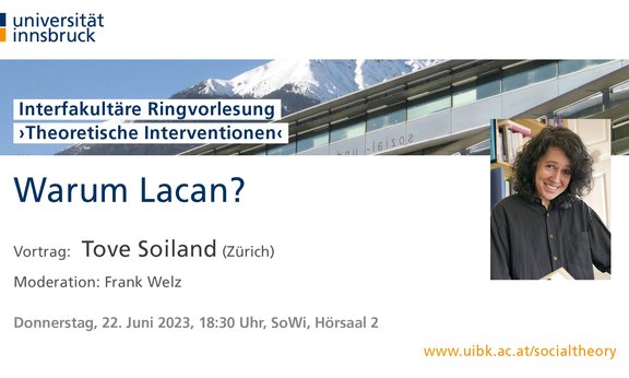 22.06.23   Warum Lacan? - Tove Soiland (Zürich)