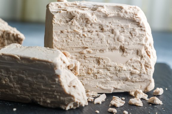 Frische Hefe – Nahaufnahme