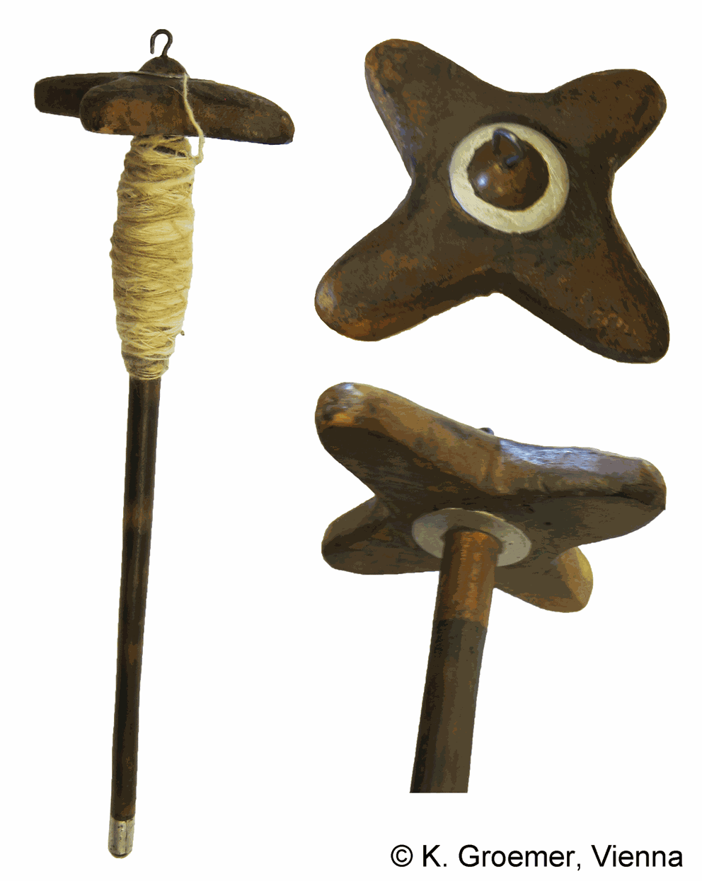 Saudi Arabia, top whorl spindle