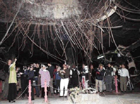 Die Irakische Regierung errichtete im Bunker eine Gedenkstätte