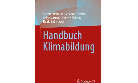 Titelseite des "Handbuch Klimabildung"