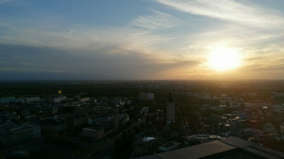 Leipzig vom MDR Turm