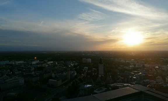 Leipzig vom MDR Turm
