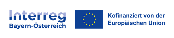 Logo von Interreg Bayer Österreich kofinanziert von der EU