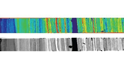 CT scans of Chilean Lake Cores