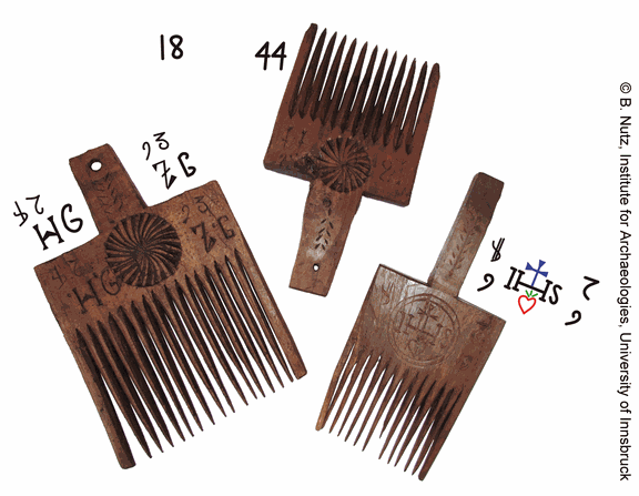 Flachskämme/flax combs