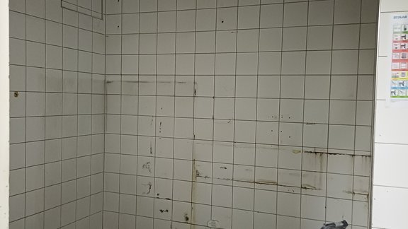 Abbrucharbeiten Spülstation alte Mensa