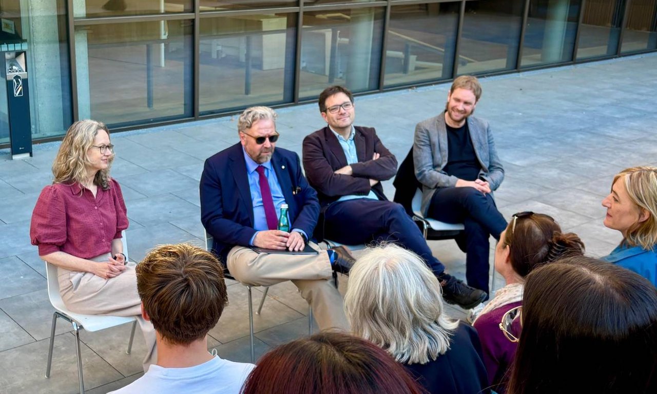 Heike Krösche, Dirk Rupnow, Noam Zadoff und Daniel Burghardt