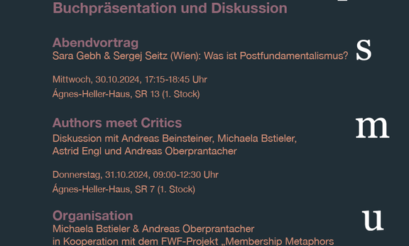 Poster Postfundamentalismus