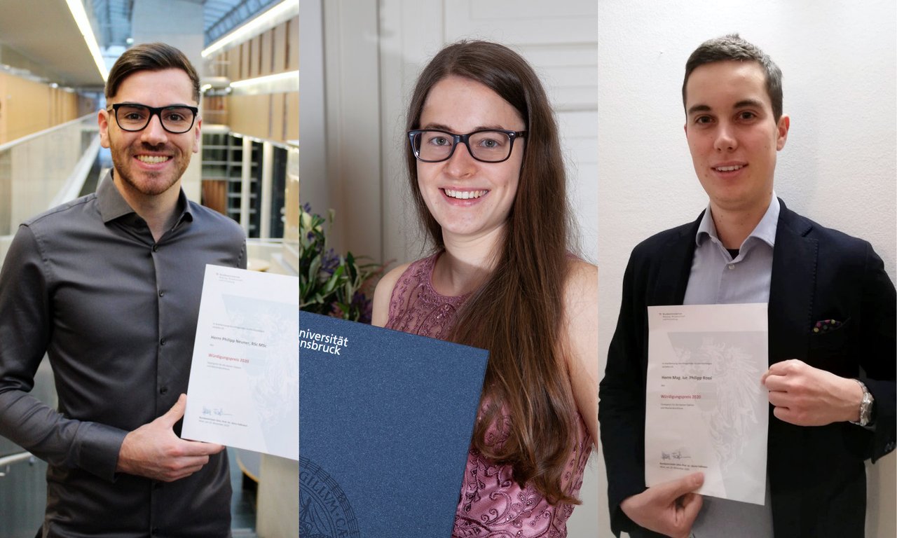 Philipp Neuner, Magdalena Costa und Philipp Rossi (v.l.)