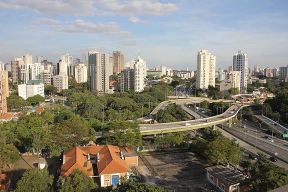 Blick auf São Paulo