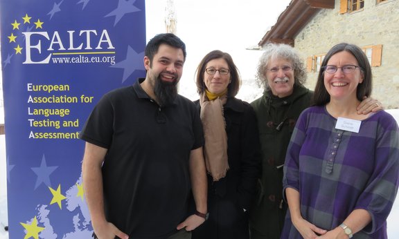 Tineke Brunfaut, Diane Schmitt, Norbert Schmitt & Benjamin Kremmel in a group picture