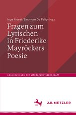 Coverbild von Fragen zum Lyrischen in Friederike Mayröckers Poesie