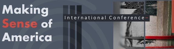Conference Banner with dark grey background