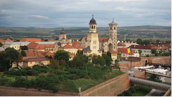 Blick auf die Festung Alba Iulia