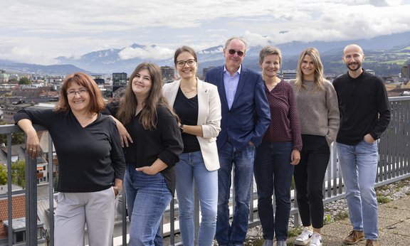 Foto der Mitarbeiter:innen des Teams SAP HR Data Management der Personalabteilung