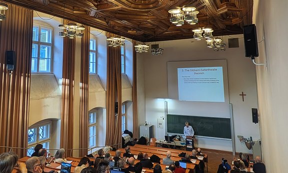 Christian List beim Vortrag zur Aquinas Lecture