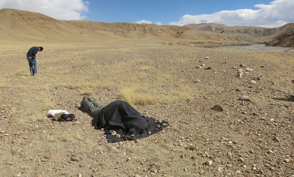 Feldarbeit vor Ort in Tibet