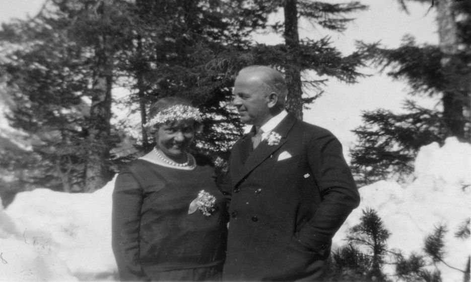 Oskar Teuber und Gattin Maria