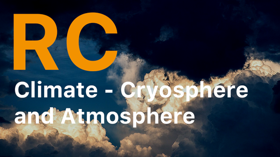 RC Climate - Cryosphere and Atmosphere