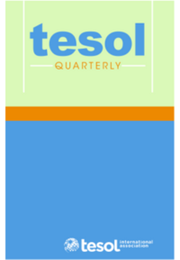 screenshot of cover of the TESOL quarterly journal