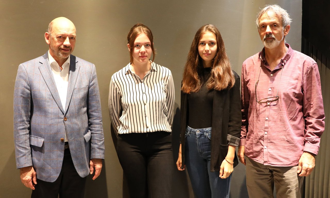 Johann Stötter, Sarah Nobis, Anna-Lena Habsburg und Georg Kaser (v.l.)