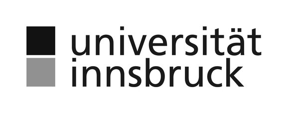 UIBK Logo CMYK Graustufen