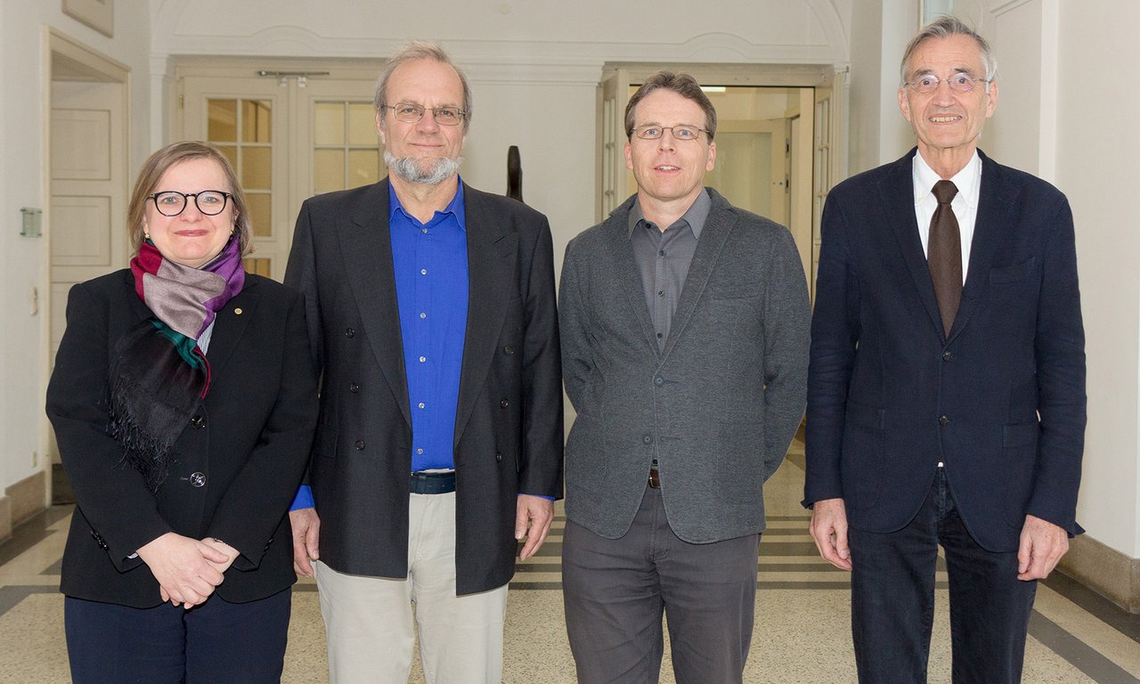 Ulike Tanzer, Pidder Jansen-Dürr, Alexander Kendl und Tilmann Märk