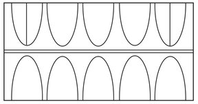 A1/A3_A1 (obere Palmetten mit Mittellinie und je 3 ohne Binnenzeichnug, untere ohne)