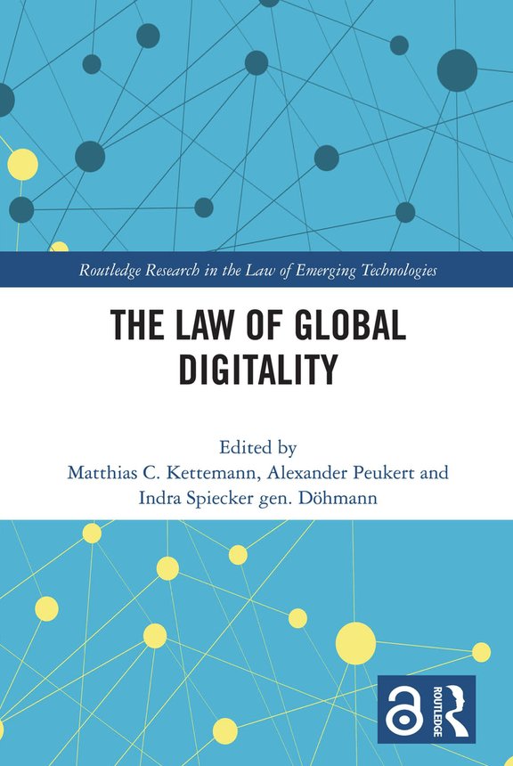 Cover des Buchs „The Law of Global Digitality“
