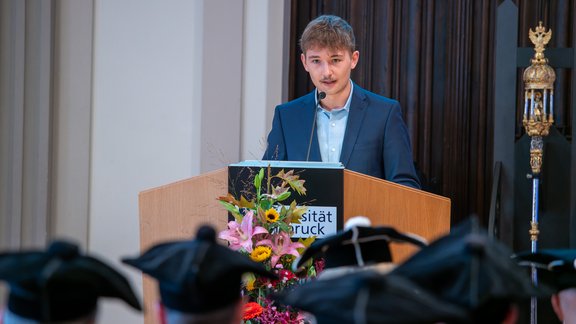 Grußworte Julian Herb (ÖH-Vorsitzender)