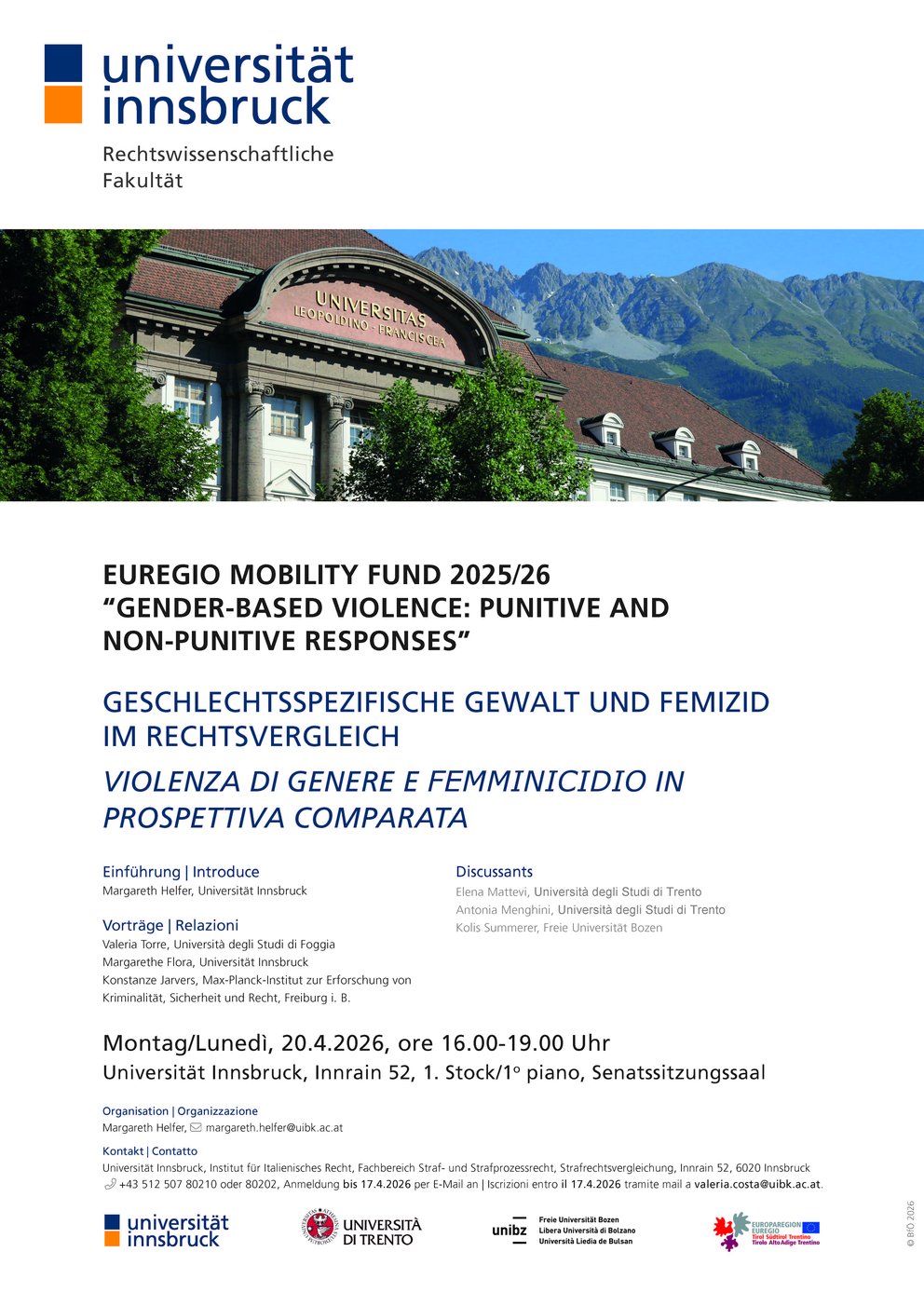 Plakat zur EUREGIO MOBILITY FUND Tagung