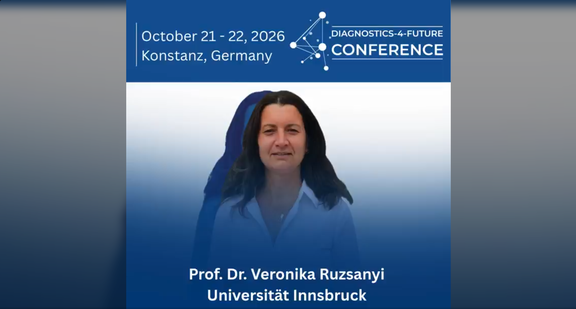 Vortrag von Prof. Dr. Ruzsanyi auf der Diagnostics-4-Future Conferenc