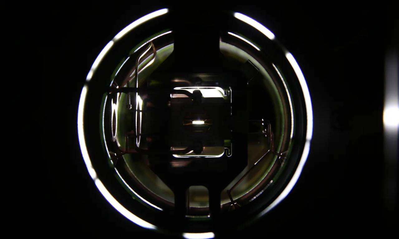 Close up of an ion trap