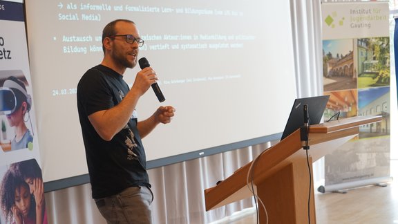 Valentin Dander auf den Gautinger Internettagen