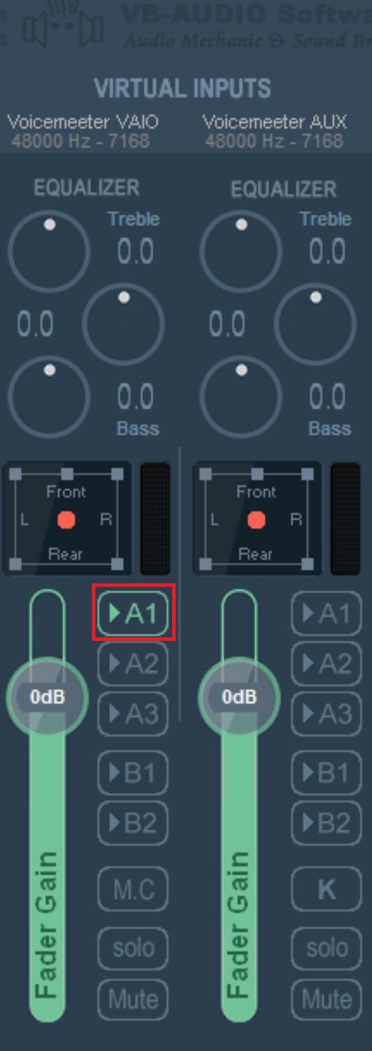 Voicemeeter Virtual Input VAIO