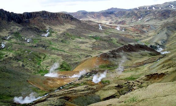 Blick über die isländische Landschaft